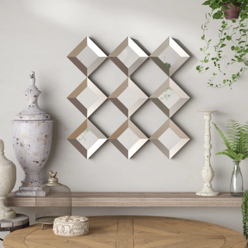 fredela metal flat mirror
