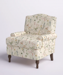 mooresville upholstered armchair with solid wood legs