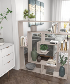 abston geometric bookcase