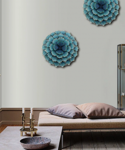 handmade traditional plants & flowers wall decor on metal