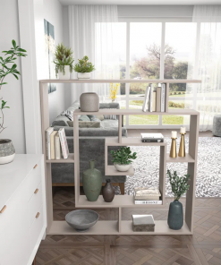 abston geometric bookcase