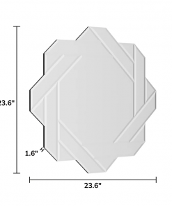 sommerset glass octagon beveled decorative wall mirror accent mirror