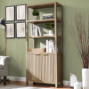 nicolee 71'' h storage bookcase