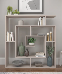 abston geometric bookcase