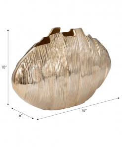 metal, pavia gold vase stylish vases collection