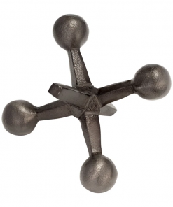 modern abstract aluminum decorative object unique geometric metal accent sculpture for contemporary decor