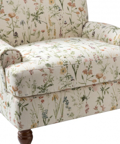 mooresville upholstered armchair with solid wood legs