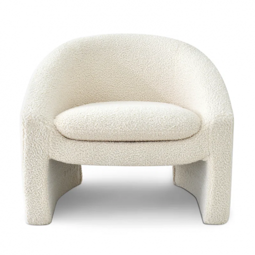emmie boucle barrel chair
