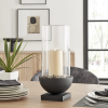 tabletop centerpiece candle holders metal tabletop hurricane