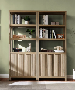 nicolee 71'' h storage bookcase