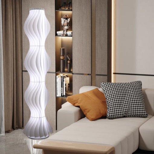 allicia 66.9'' rust led novelty floor lamp