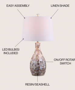 crewe shell table lamp