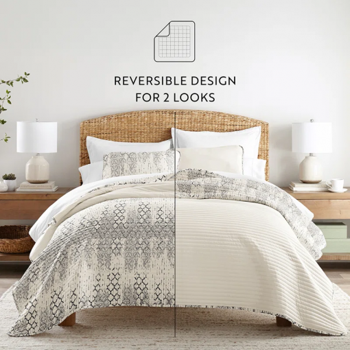 geometric shapes quilt set