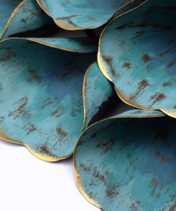 handmade traditional plants & flowers wall decor on metal