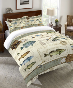 catch of the day comforter sham