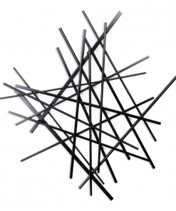 handmade modern abstract wall decor on metal