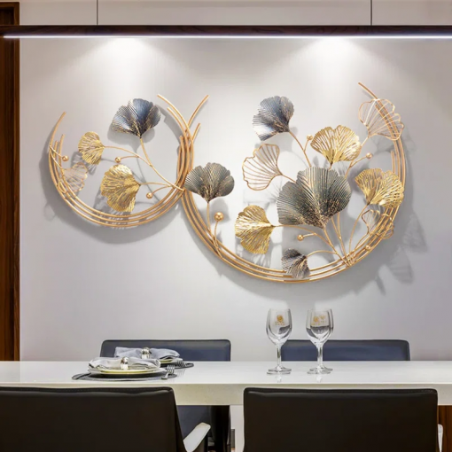 glam plants & flowers wall decor on metal