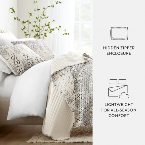 geometric shapes quilt set