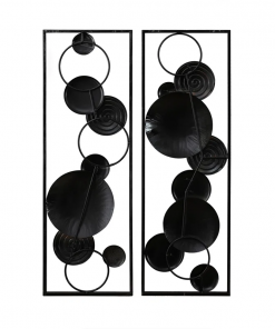 caiene handmade modern abstract wall decor on metal