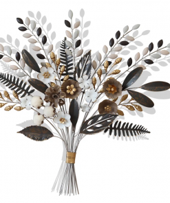 weylyn traditional plants & flowers wall decor on metal