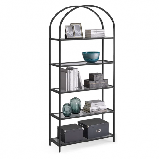 adrianne 72.2'' h x 32.7'' w etagere bookcase