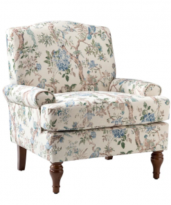 mooresville upholstered armchair with solid wood legs