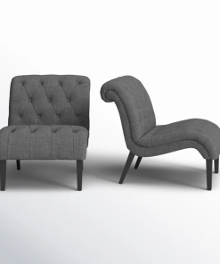 patsy linen slipper chair