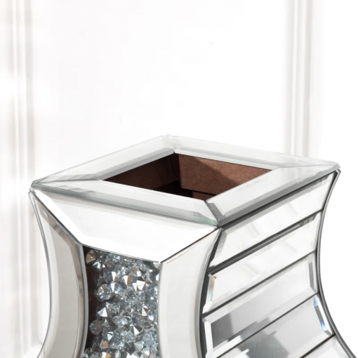 degrailly crystal glass floor vase
