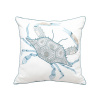 embroidered indoor/outdoor throw pillow