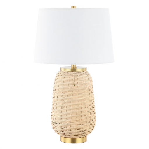zelie wicker/rattan table lamp