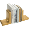 gold decorative modern concrete bookends