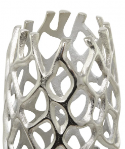 bodo gold aluminum metal coral cutout coral decorative vase, 10