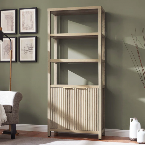 nicolee 71'' h storage bookcase