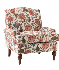 mooresville upholstered armchair with solid wood legs