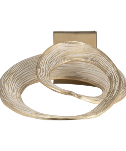 haoyang modern gold aluminum abstract sculpture 20