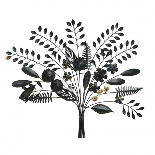 weylyn traditional plants & flowers wall decor on metal