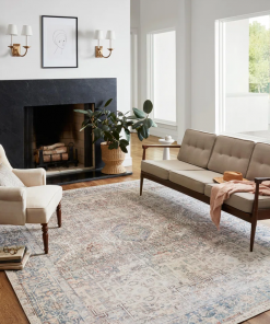 jules oriental natural/ocean area rug