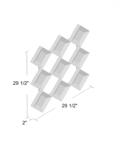 fredela metal flat mirror