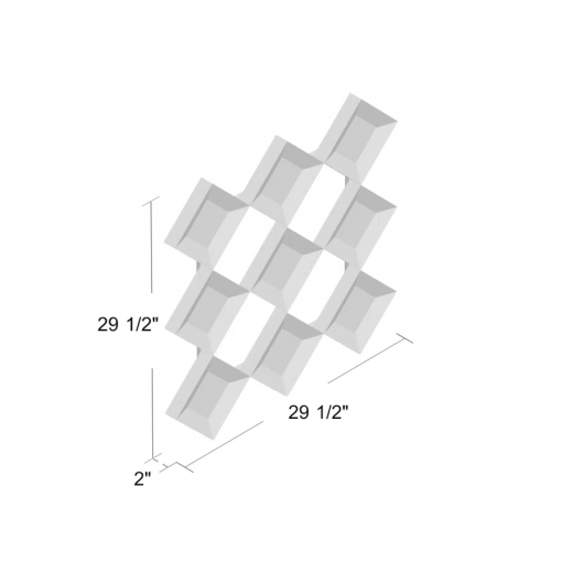 fredela metal flat mirror
