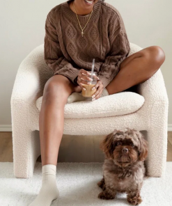 emmie boucle barrel chair