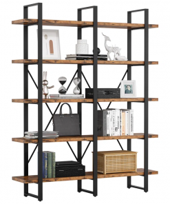 wynot 70 h x 53.1 w bookcase double wide 5 tiers