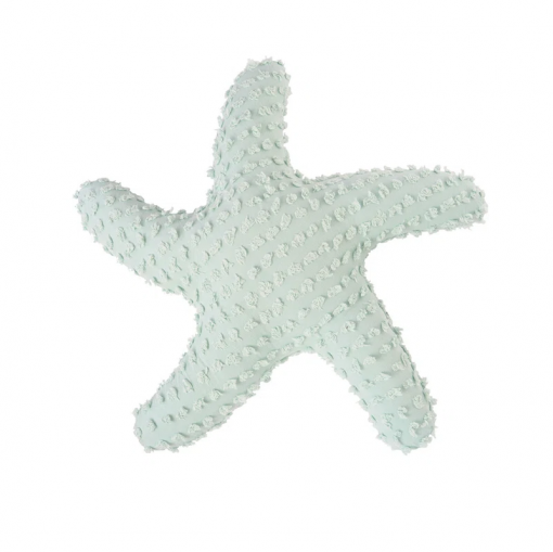 25" starfish shaped coastal accent throw pillow decor decoration 25.0 in.