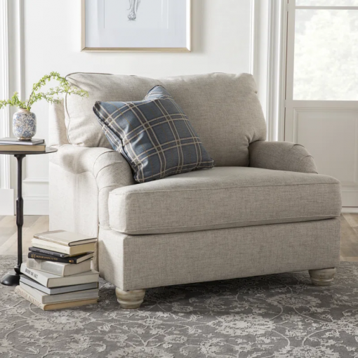 upholstered armchair
