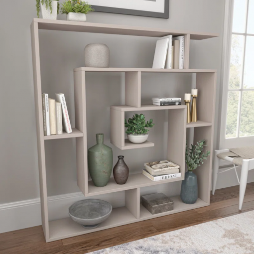 abston geometric bookcase