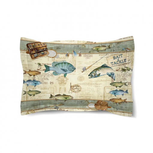catch of the day comforter sham