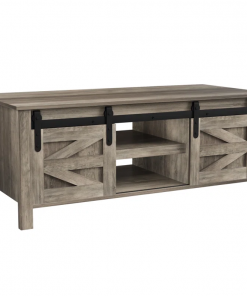 esben 47.2'' long coffee table with 2 sliding doors and 3 hidden storage compartments