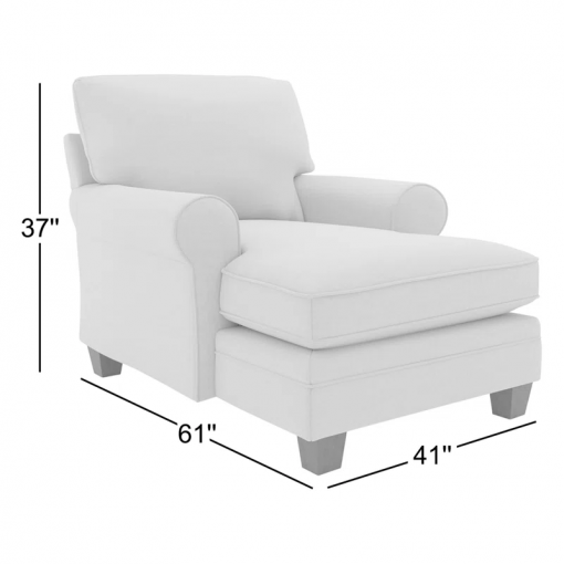 upholstered chaise lounge