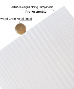 boho style resin table lamp for living room/bedroom/entryway console/decorative supplements with folding shade accent