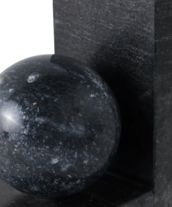 modern bookends in marble with 3
