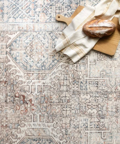 jules oriental natural/ocean area rug